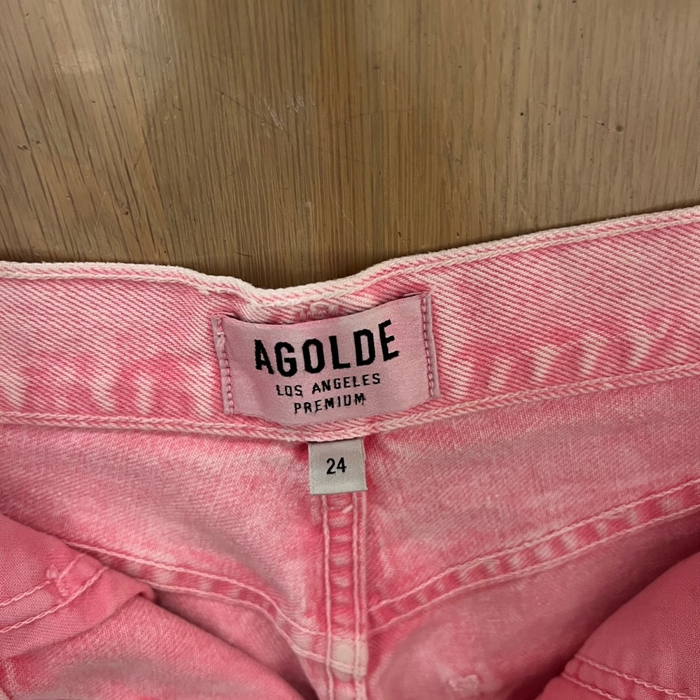 Agolde Pink Jeans